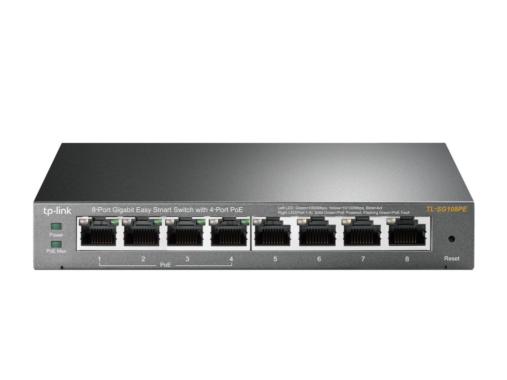 TP Link TP-Link TL-SG108 8-Poorts Gigabit Desktop Switch