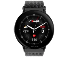 Polar Polar Ignite 3 Fitnesshorloge - Zwart met Gevlochten Band (S-L)