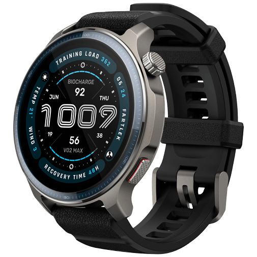 Amazfit Amazfit Balance 2 Smartwatch - Zilver met Zwarte Siliconenband