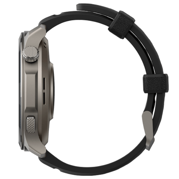 Amazfit Amazfit Balance 2 Smartwatch - Zilver met Zwarte Siliconenband