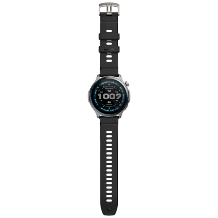 Amazfit Amazfit Balance 2 Smartwatch - Zilver met Zwarte Siliconenband
