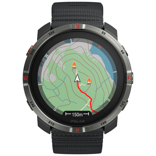 Polar Polar Grit X2 Outdoor Smartwatch Zwart (S/L)