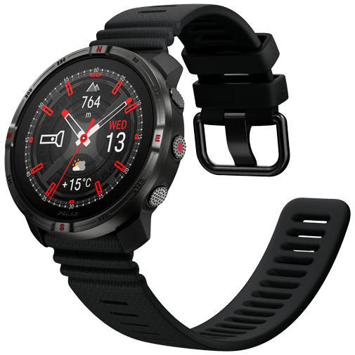 Polar Polar Grit X2 Outdoor Smartwatch Zwart (S/L)