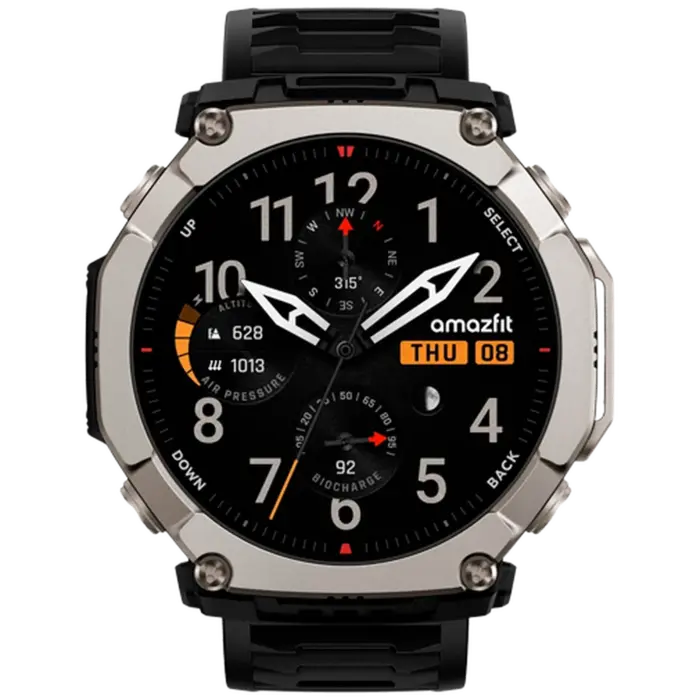 Amazfit Amazfit T-Rex Ultra 2 Smartwatch - Titanium Zwart