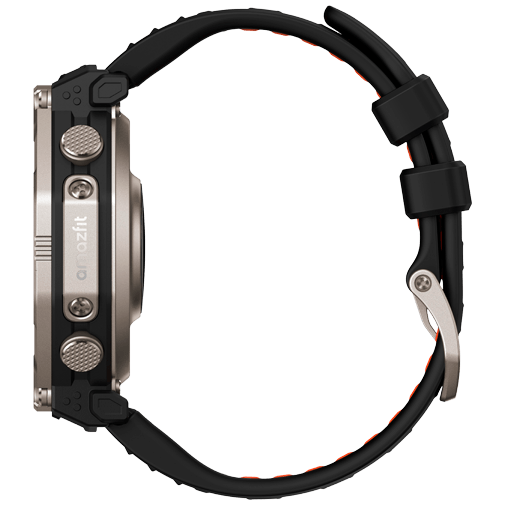 Amazfit Amazfit T-Rex Ultra 2 Smartwatch - Titanium Zwart