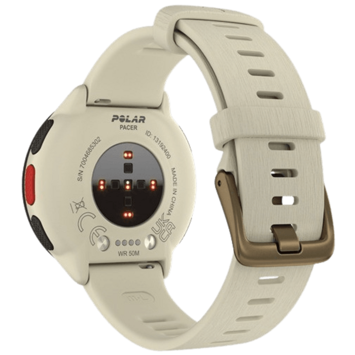 Polar Polar Pacer Hardloophorloge met GPS - Wit