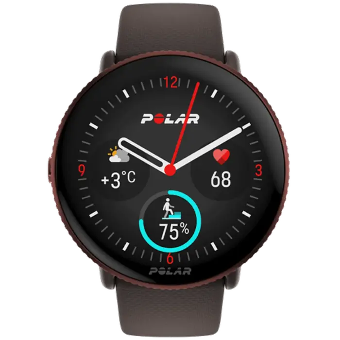 Polar Polar Ignite 3 Smartwatch - Bruin Koper (S-L)
