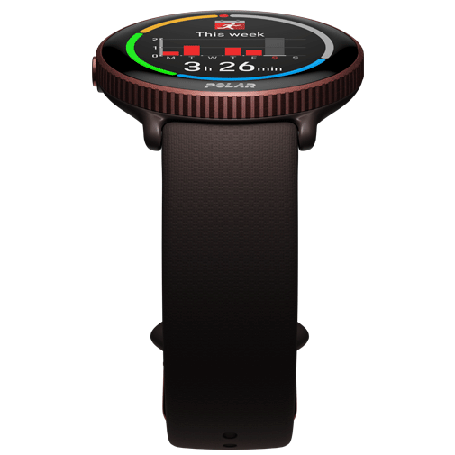 Polar Polar Ignite 3 Smartwatch - Bruin Koper (S-L)