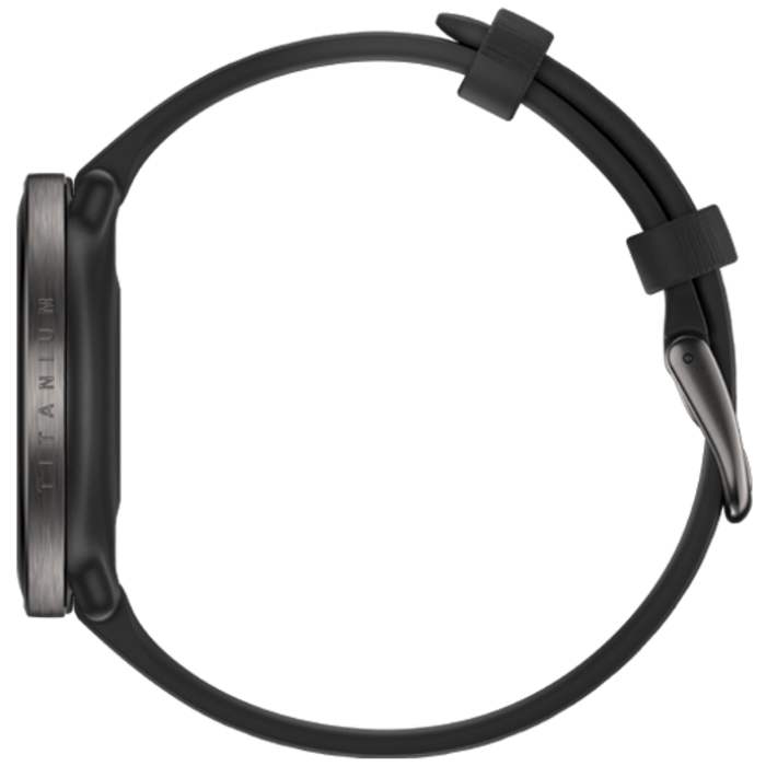 Polar Polar Ignite 3 Titanium Sporthorloge - Zwarte Siliconenband (S-L)
