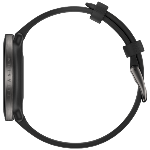Polar Polar Ignite 3 Titanium Sporthorloge - Zwarte Siliconenband (S-L)