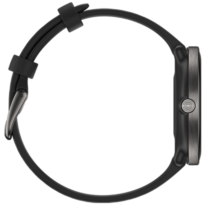 Polar Polar Ignite 3 Titanium Sporthorloge - Zwarte Siliconenband (S-L)