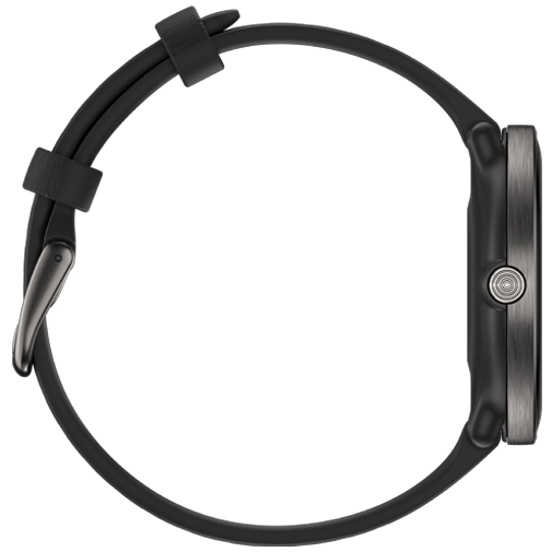 Polar Polar Ignite 3 Titanium Sporthorloge - Zwarte Siliconenband (S-L)