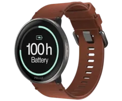 Polar Polar Ignite 3 Titanium Smartwatch - Bruin Leer M-L
