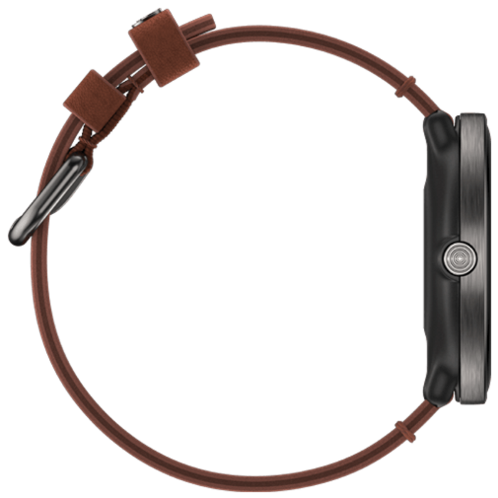 Polar Polar Ignite 3 Titanium Smartwatch - Bruin Leer M-L