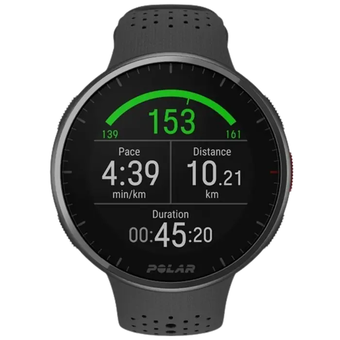 Polar Polar Pacer Pro GPS Hardloophorloge - Zwart