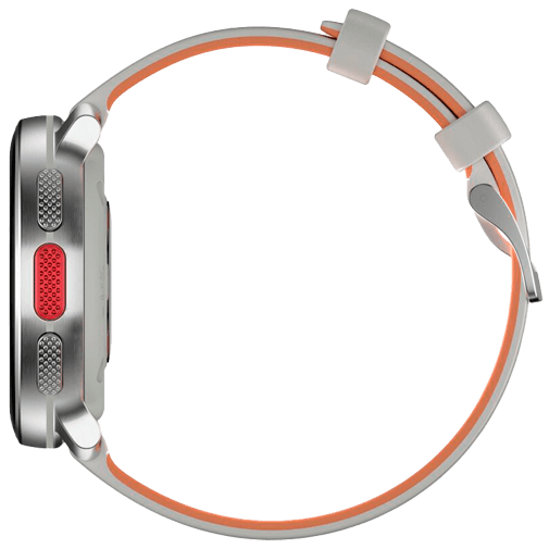 Polar Polar Vantage V3 Sporthorloge - Zilver met Witte Siliconenband