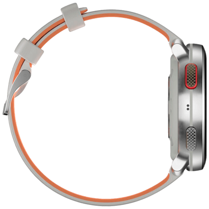 Polar Polar Vantage V3 Sporthorloge - Zilver met Witte Siliconenband
