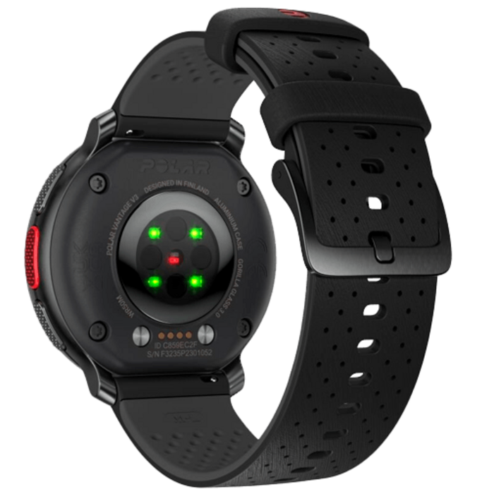 Polar Polar Vantage V3 Sporthorloge - Zwart met Siliconenband