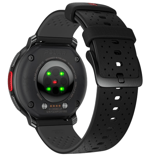 Polar Polar Vantage V3 Sporthorloge - Zwart met Siliconenband