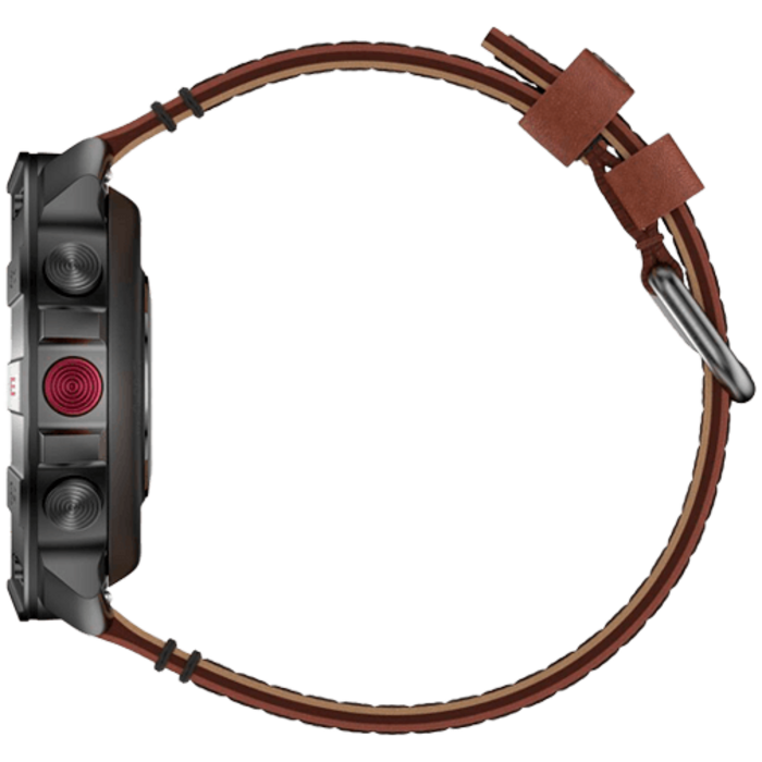 Polar Polar Grit X2 Pro Titan Outdoor Smartwatch Zwart M/L (Leer & Siliconen Band)