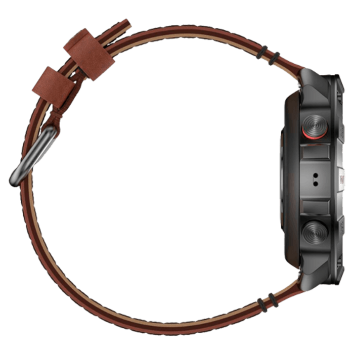 Polar Polar Grit X2 Pro Titan Outdoor Smartwatch Zwart M/L (Leer & Siliconen Band)