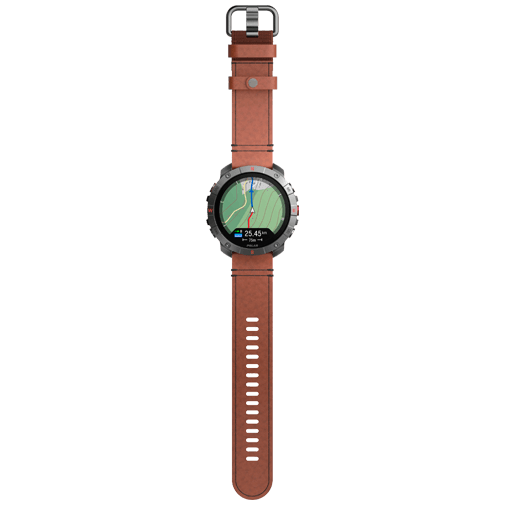 Polar Polar Grit X2 Pro Titan Outdoor Smartwatch Zwart M/L (Leer & Siliconen Band)