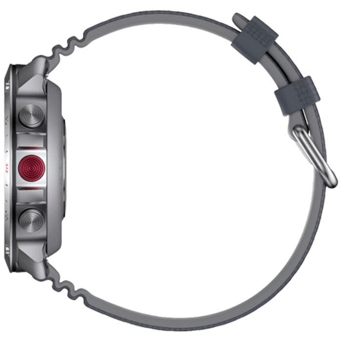 Polar Polar Grit X2 Pro Smartwatch Zilver S-L - Grijze Band