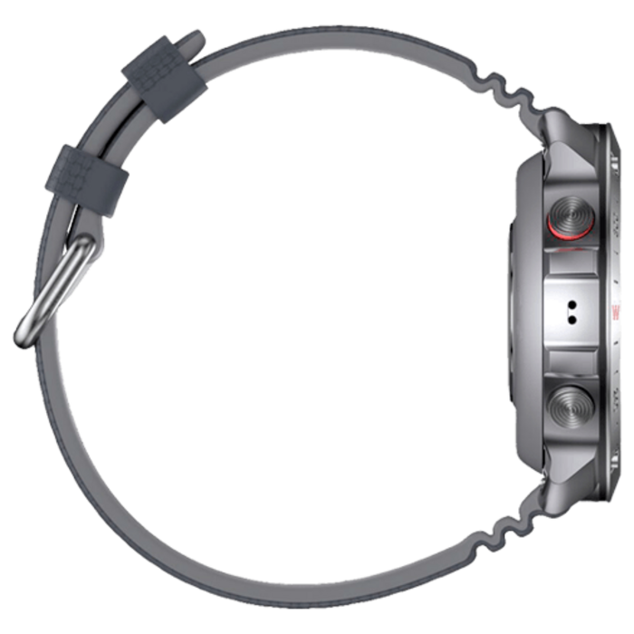 Polar Polar Grit X2 Pro Smartwatch Zilver S-L - Grijze Band