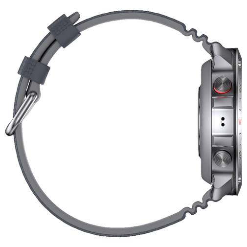 Polar Polar Grit X2 Pro Smartwatch Zilver S-L - Grijze Band