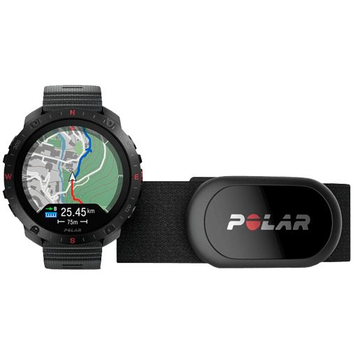 Polar Polar Grit X2 Pro Smartwatch Zwart S-L + H10 Borstband
