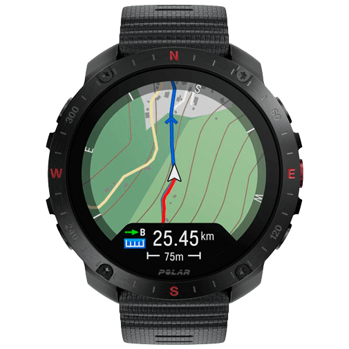 Polar Polar Grit X2 Pro Smartwatch Zwart S-L + H10 Borstband