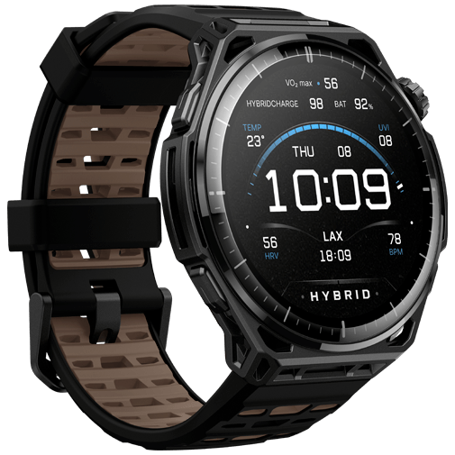 Amazfit Amazfit Balance 3 Smartwatch - Titanium Donkergrijs (51mm), foto 3 van 6