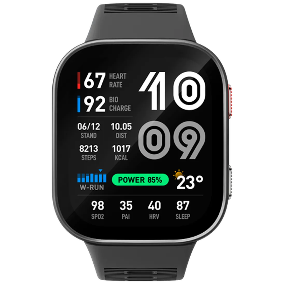 Amazfit Amazfit Bip Max Smartwatch - 2,07" AMOLED - GPS - Carbon Gray