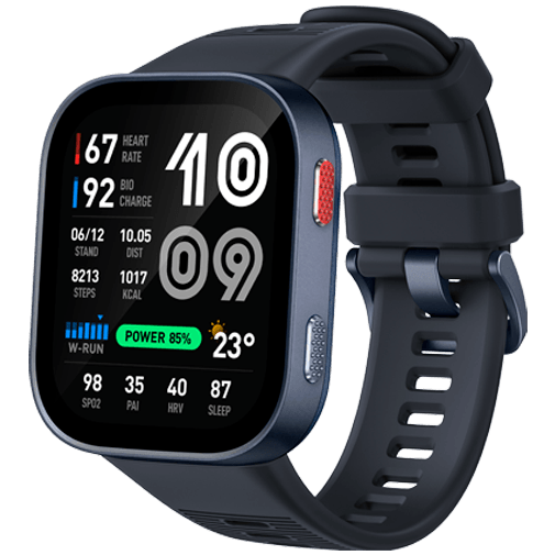 Amazfit Amazfit Bip Max Smartwatch - 2.07 inch AMOLED - GPS - Donkerblauw
