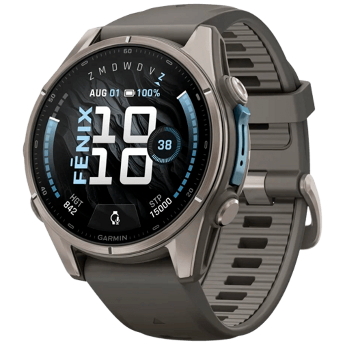 Garmin Garmin Fenix 9 43mm Titanium Smartwatch - Saffierglas