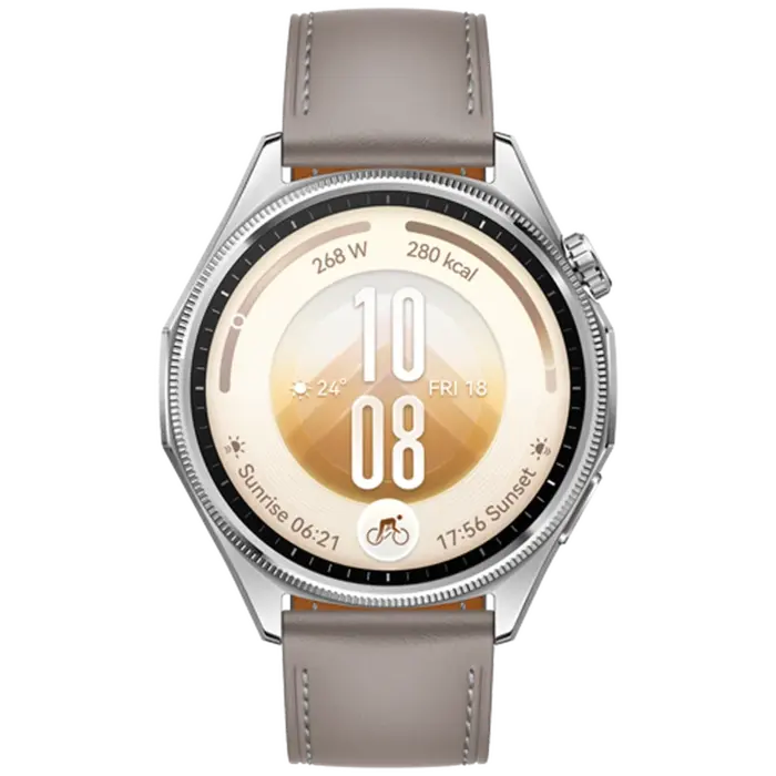Huawei Huawei Watch GT 7 46mm Smartwatch - Zilver met Grijze Band