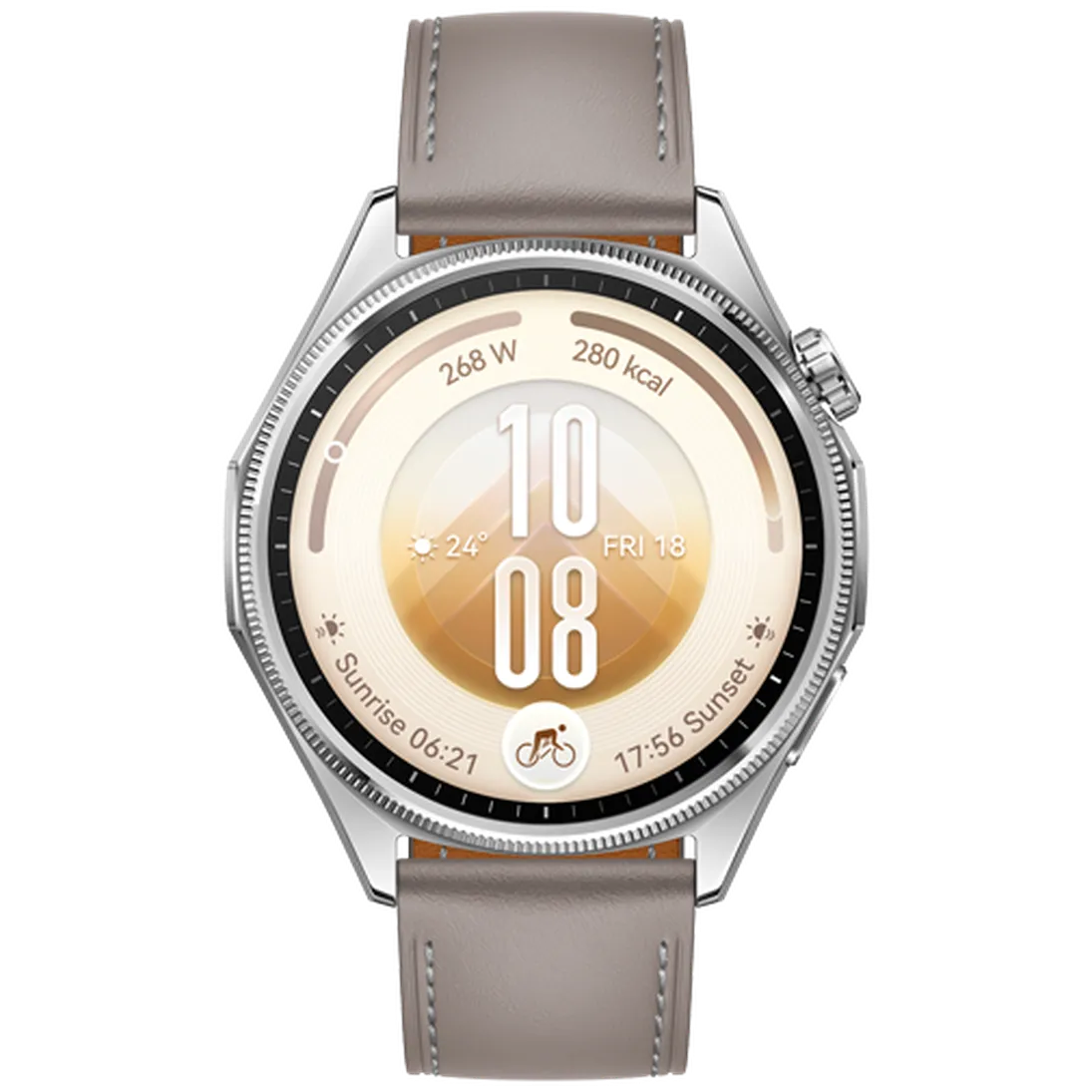 Huawei Huawei Watch GT 7 46mm Smartwatch - Zilver met Grijze Band