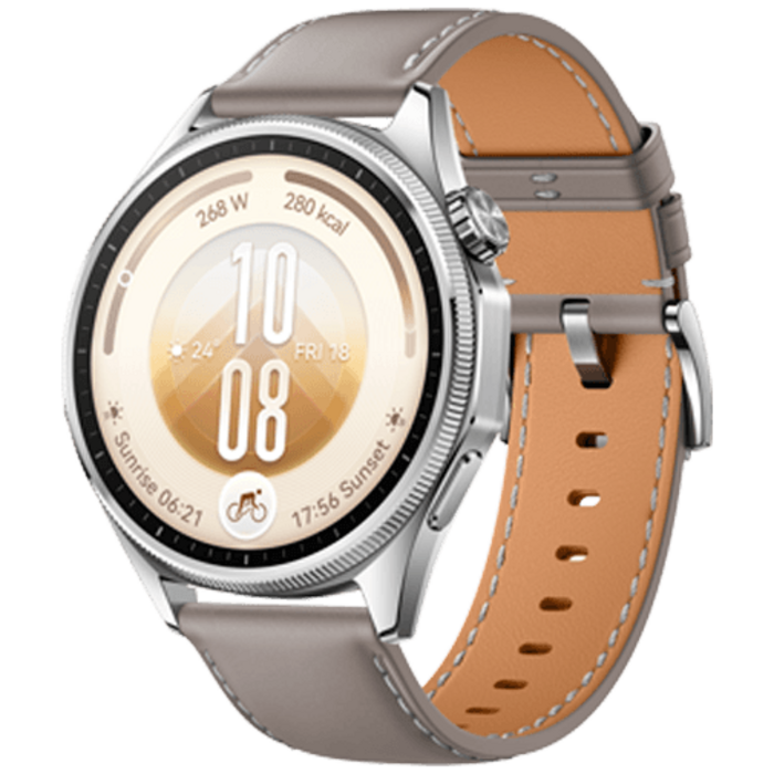 Huawei Huawei Watch GT 7 46mm Smartwatch - Zilver met Grijze Band