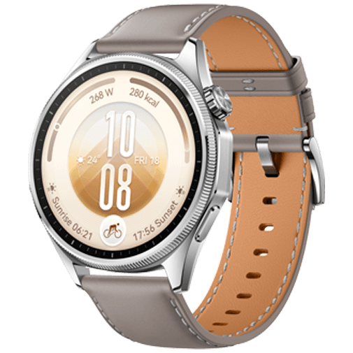Huawei Huawei Watch GT 7 46mm Smartwatch - Zilver met Grijze Band