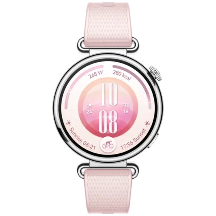 Huawei Huawei Watch GT 7 Smartwatch 41mm - Zilver met Roze Band