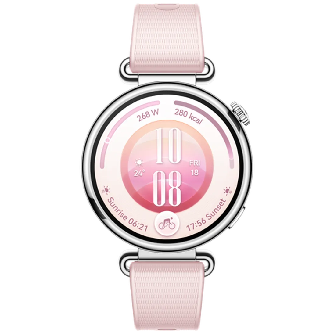 Huawei Huawei Watch GT 7 Smartwatch 41mm - Zilver met Roze Band