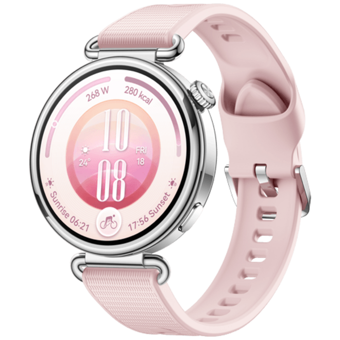 Huawei Huawei Watch GT 7 Smartwatch 41mm - Zilver met Roze Band