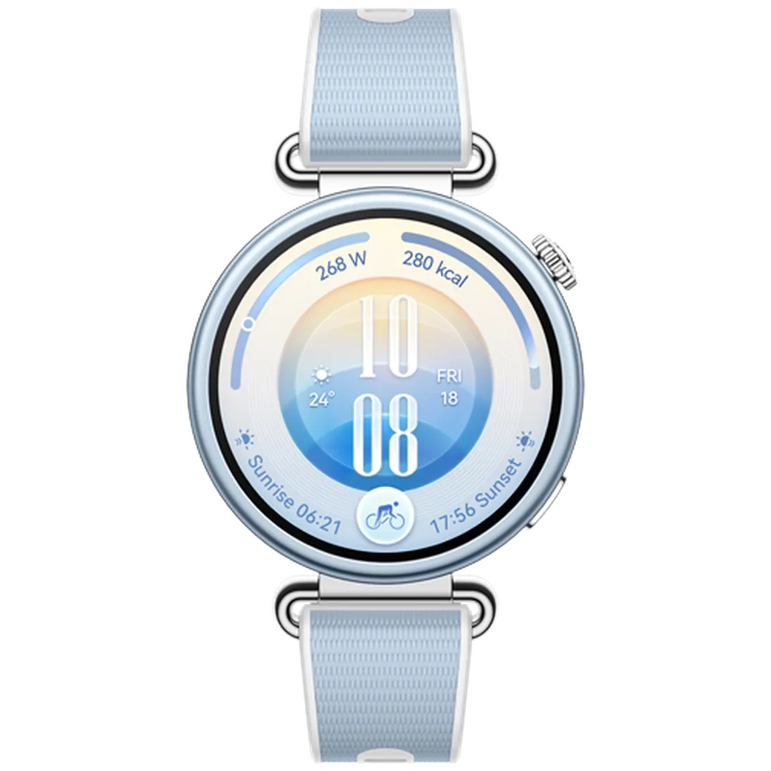 Huawei Huawei Watch GT 7 41mm Smartwatch - Zilver met Blauwe Band