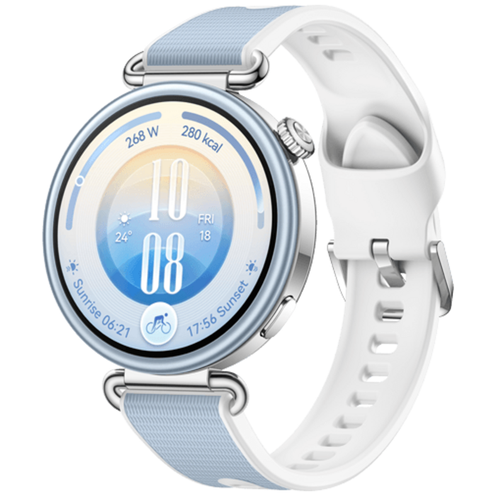 Huawei Huawei Watch GT 7 41mm Smartwatch - Zilver met Blauwe Band