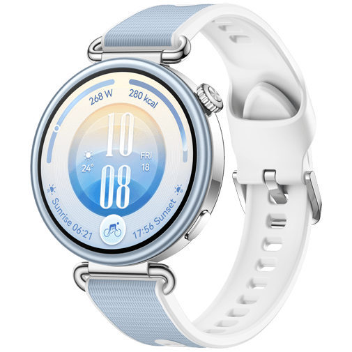 Huawei Huawei Watch GT 7 41mm Smartwatch - Zilver met Blauwe Band
