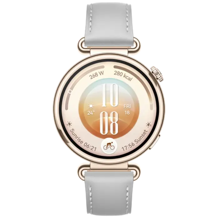 Huawei Huawei Watch GT 7 41mm Goud (Grijze Band) Smartwatch