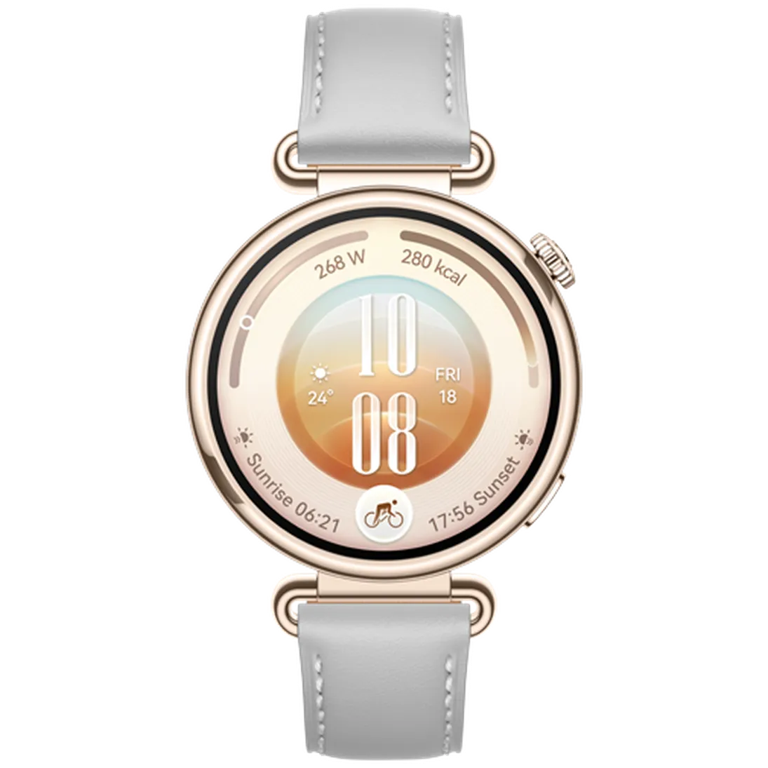 Huawei Huawei Watch GT 7 41mm Goud (Grijze Band) Smartwatch