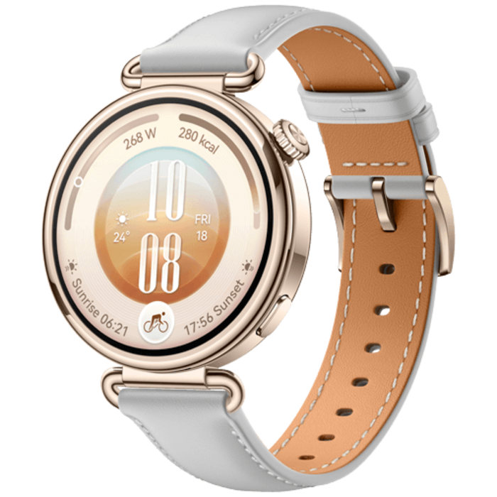 Huawei Huawei Watch GT 7 41mm Goud (Grijze Band) Smartwatch