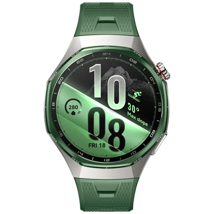 Huawei Huawei Watch GT 7 Pro 46mm Smartwatch - Zilver met Groene Band