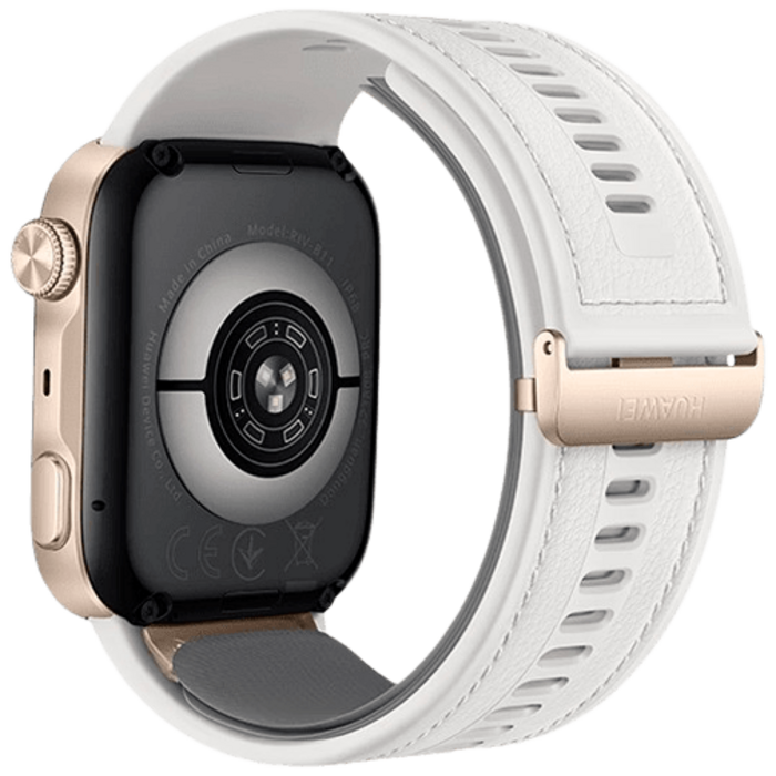 Huawei Huawei Watch D3 Smartwatch - Goud met Witte Band